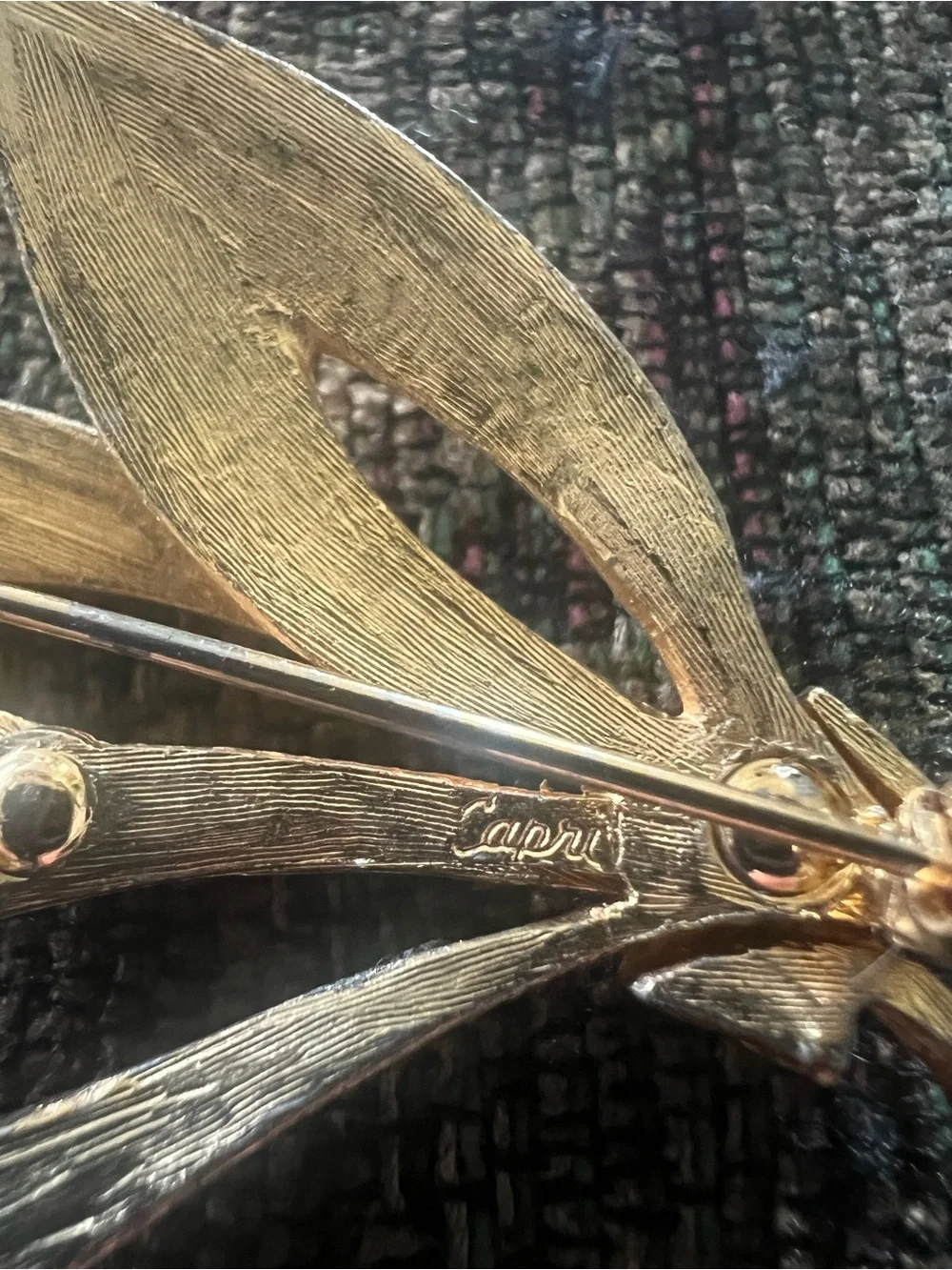 Vintage Capri Brooch - Women's Accessory